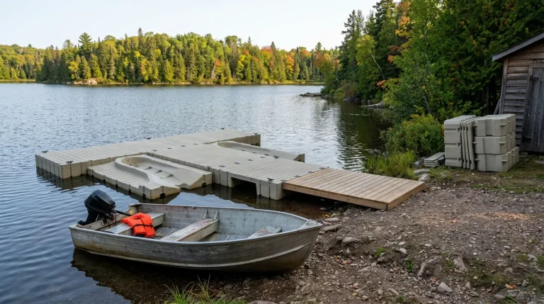 The Wave Armor Dock System, Explained: How Floating Docks Handle a Northern Ontario Shoreline